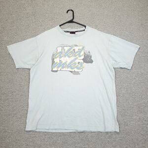 Vintage Akademiks Baby Blue Graphic T-shirt Grizzly Bear y2k 2000s hip hop XL